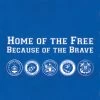 "Home Of The Free Because Of The Brave" T-Shirt Or Sweatshirt