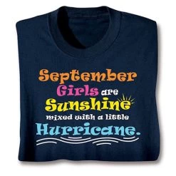 Personalized Your Month Sunshine T-Shirt Or Sweatshirt -Fashion Paradise CAN001F