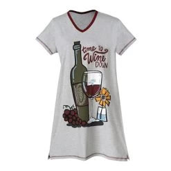 Summer Fun Time To Wine Down Nightshirt