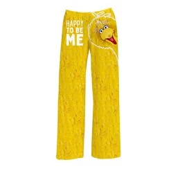 Sesame Street, Big Bird, Happy To Be Me Lounge Pants -Fashion Paradise CAY492 REV