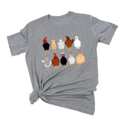 Chickens T-Shirt -Fashion Paradise CCB331 TIE