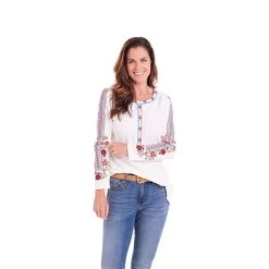 Embroidered Thermal Top -Fashion Paradise CCC052 c