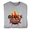 Personalized "Your Name" Barbeque Grillin' Flames T-Shirt Or Sweatshirt