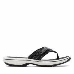 Breeze Sea Comfort Sandal By Clarks - Core Colors -Fashion Paradise F26125 BK B