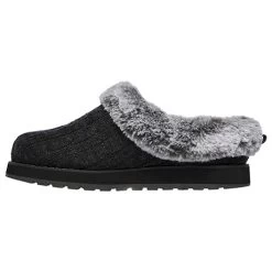 Skechers Women's Keepsakes Slippers -Fashion Paradise F31204 charcoal D