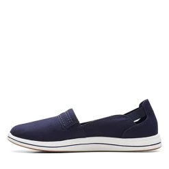 Clarks Breeze Step II Slip-On Shoes -Fashion Paradise F61727 NAVY D