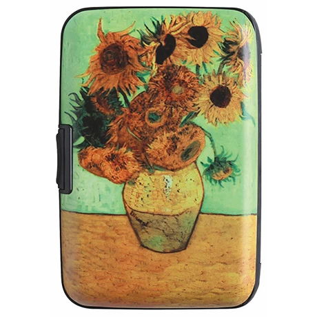 Fine Art Identity Protection RFID Wallet - Van Gogh Sunflowers 1 Fine Art Identity Protection RFID Wallet - Van Gogh Sunflowers