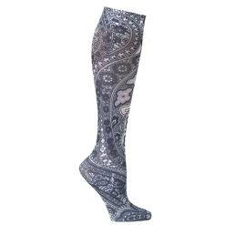 Celeste Stein Mild Compression Wide Calf Knee High Stockings -Fashion Paradise FD5922 10 rev black paisley fix 8