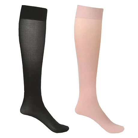 Celeste Stein® Opaque Closed Toe Wide Calf Mild Compression Trouser Socks - 2 Pack 2 Celeste Stein® Opaque Closed Toe Wide Calf Mild Compression Trouser Socks - 2 Pack - Image 2