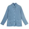 Waffle Mandarin Collar Jacket