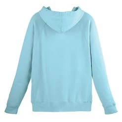 Lake Girl Hooded Sweatshirt -Fashion Paradise HAG162 AQUA BACK