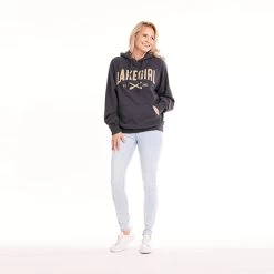 Lake Girl Hooded Sweatshirt -Fashion Paradise HAG162 model midnight 01