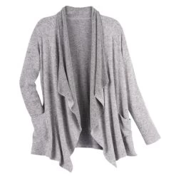 Fleece Flyaway Lounge Cardigan