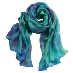 Silk Watercolor Scarf