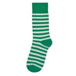 Stripes And Polka Dots Socks Collection -Fashion Paradise HAN267 STRIPE GREEN