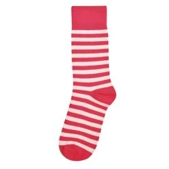 Stripes And Polka Dots Socks Collection -Fashion Paradise HAN267 STRIPE RED