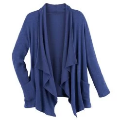 Fleece Flyaway Lounge Cardigan -Fashion Paradise HAN712