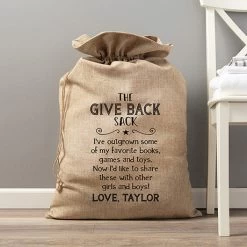 Personalized Give Back Sack