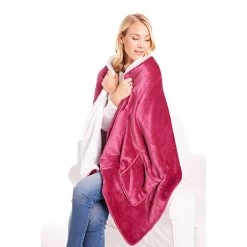 Wearable Fleece Throw -Fashion Paradise HAU726 rose MOD0006 3