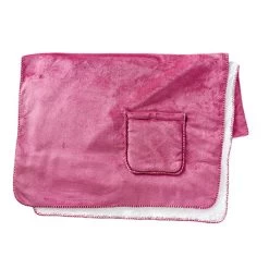 Wearable Fleece Throw - Rose -Fashion Paradise HAU726 rose folded