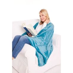 Wearable Fleece Throw -Fashion Paradise HAU726 teal MOD 0129 3