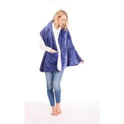 Wearable Fleece Throw -Fashion Paradise HAU726 twilightblue MOD 0035