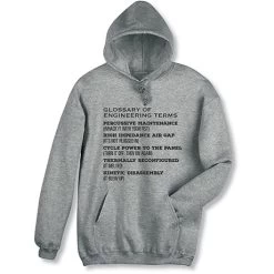 Glossary Of Engineering Terms T-Shirt Or Sweatshirt 7 Glossary Of Engineering Terms T-Shirt Or Sweatshirt -Fashion Paradise HAV901 HOODED