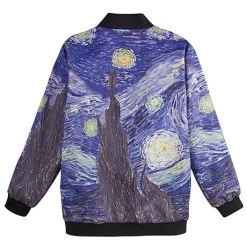 Fine Art Bomber Jacket -Fashion Paradise HAW062 STARRY BACK