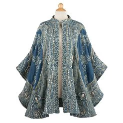 Spruce Forest Embroidered Cape