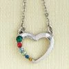 Personalized Mother's Heart Necklace