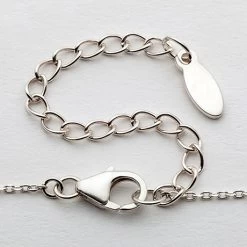 Sterling Silver Script Name Infinity Necklace -Fashion Paradise HAY002 b