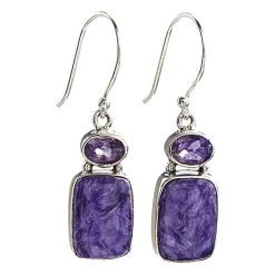 Charoite Earrings