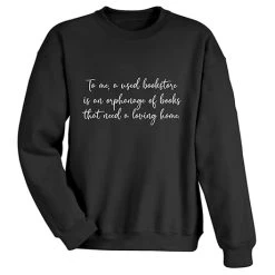 Used Bookstore T-Shirt Or Sweatshirt -Fashion Paradise HBA801S