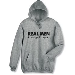 Real Men T-Shirt Or Sweatshirt -Fashion Paradise HBC481 HOODED