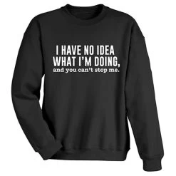 No Idea Can’t Stop Me T-Shirt Or Sweatshirt -Fashion Paradise HBC551S