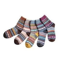 Womens Fair Isle Sock Set