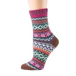 Womens Fair Isle Sock Set -Fashion Paradise HBD716 i