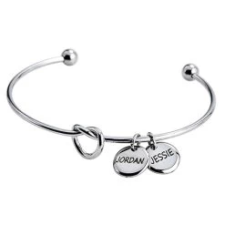 Personalized Love Knot Bracelet
