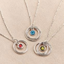 Personalized Birthstone-Milestone Necklace