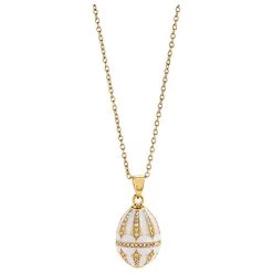 Faberge-Style Egg Necklace -Fashion Paradise HBF056 A