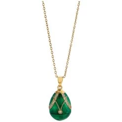 Faberge-Style Egg Necklace -Fashion Paradise HBF056 C