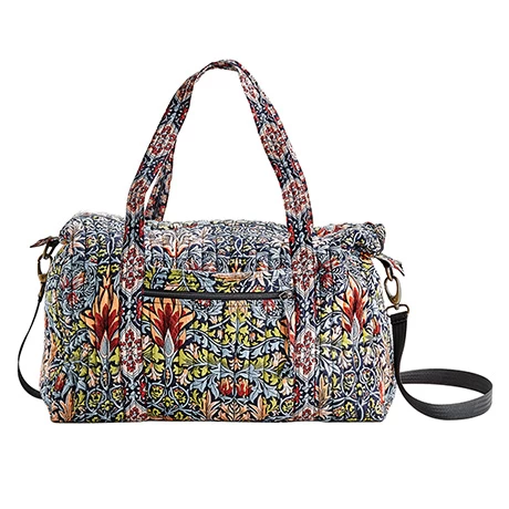 William Morris Quilted Weekender Bag 1 William Morris Quilted Weekender Bag