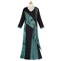 Verdigris Patched Dress