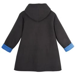 Reversible Fleece Car Coat -Fashion Paradise HBF602 BLACK BLUE BACK
