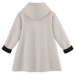 Reversible Fleece Car Coat -Fashion Paradise HBF602 WHITE BACK