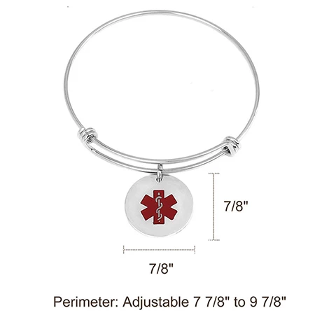 Personalized Medical ID Bracelet 10 Personalized Medical ID Bracelet - Image 10