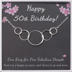 Milestone Birthday Necklace -Fashion Paradise HBF742 50 VDR