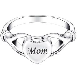 Personalized Heart In Hand Memorial Ring -Fashion Paradise HBF772 Pers a VDR