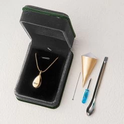 Personalized Teardrop Ash Pendant -Fashion Paradise HBF792 Box VDR