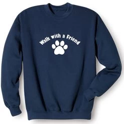 Walk With A Friend T-Shirt Or Sweatshirt -Fashion Paradise HBF871S